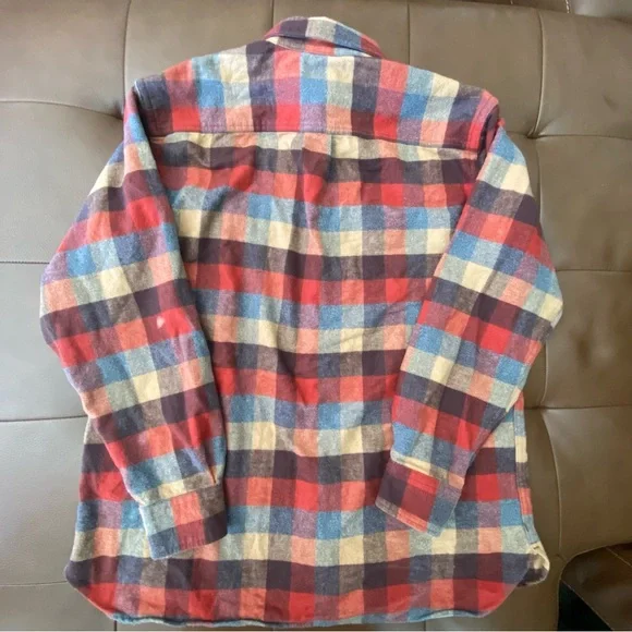 L.L. Bean Multicolor Plaid Shirt - Picture 6 of 7